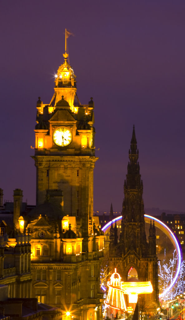 Scotland, Edinburgh, City Skyline.