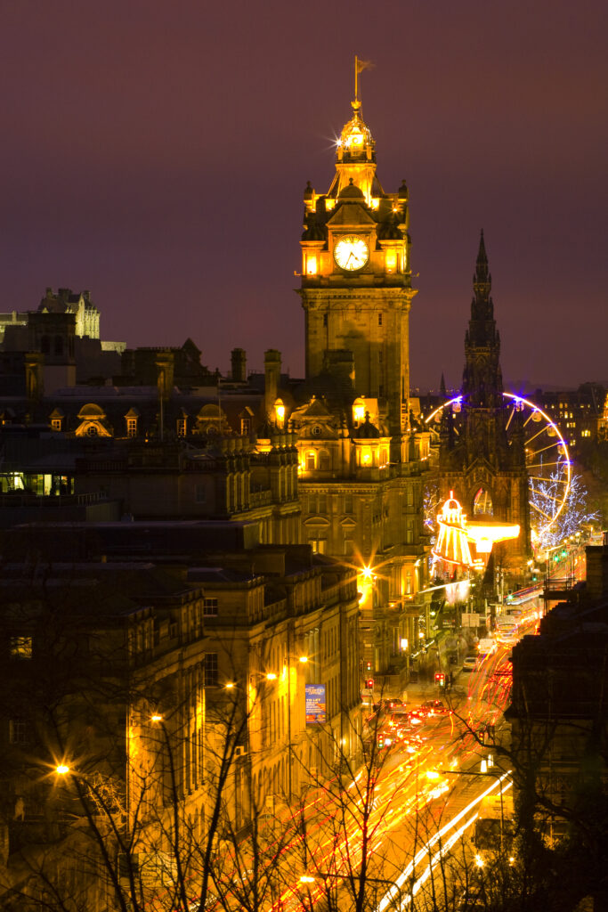 Scotland, Edinburgh, City Skyline.