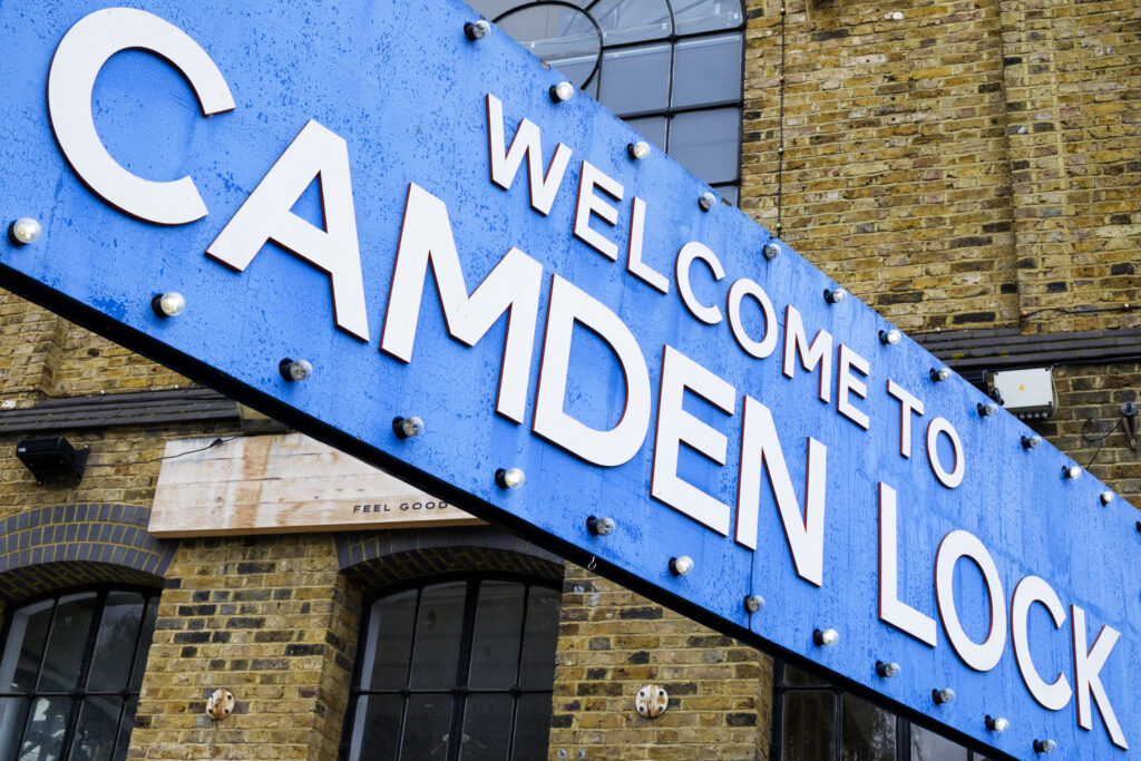 London, Camden Town, Camden Lock Market.