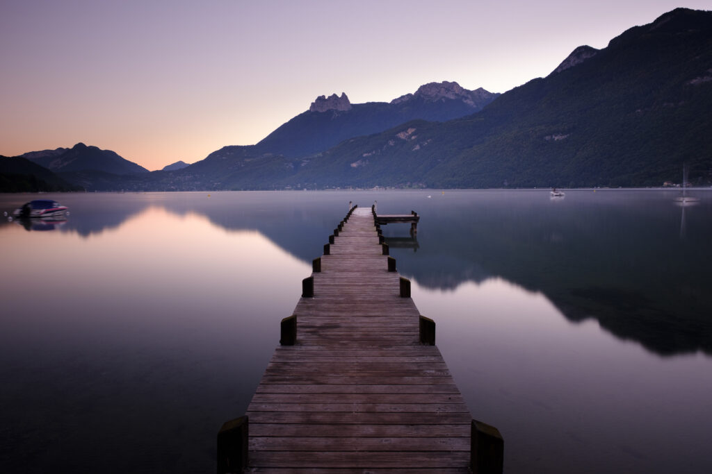 France, Auvergne-Rhône-Alpes, Lake Annecy.