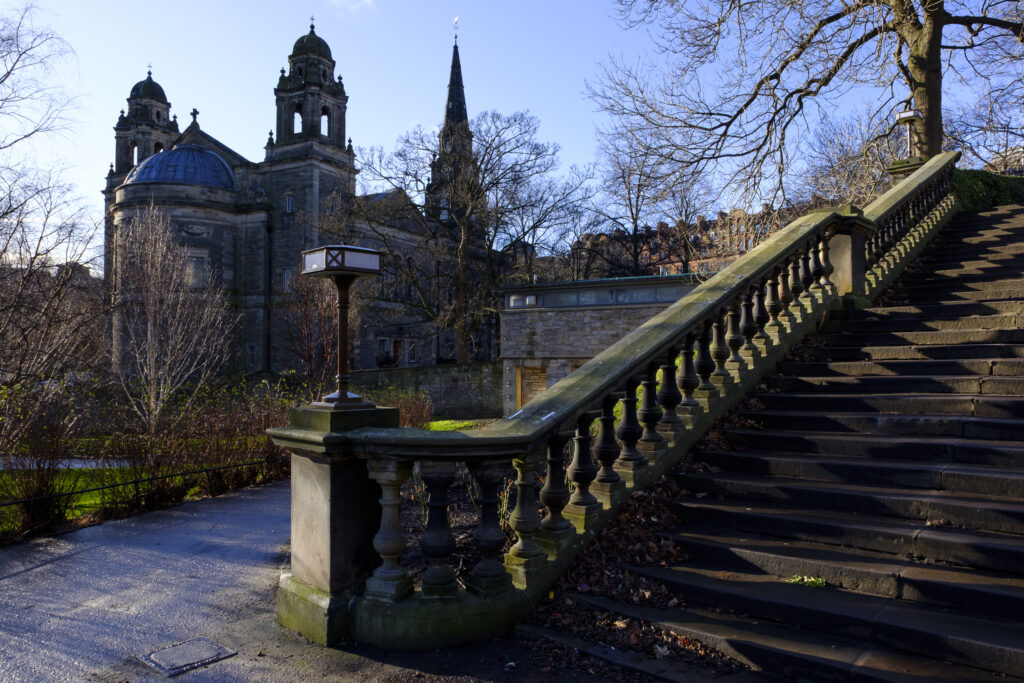 Scotland, Edinburgh, West Princes Street Gardens.