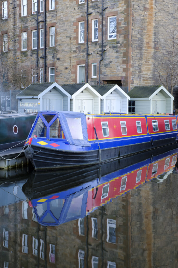 Scotland, Edinburgh, Union Canal.