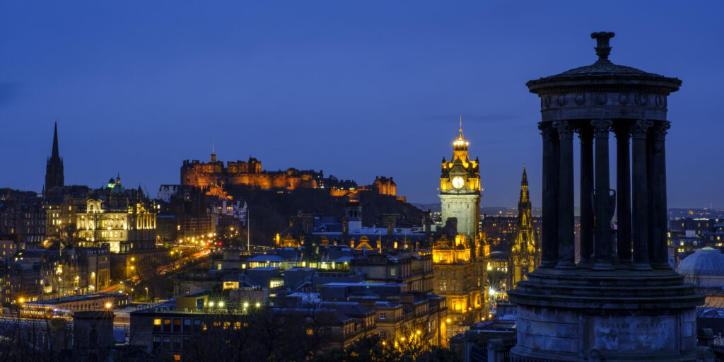 Scotland, Edinburgh, Calton Hill.