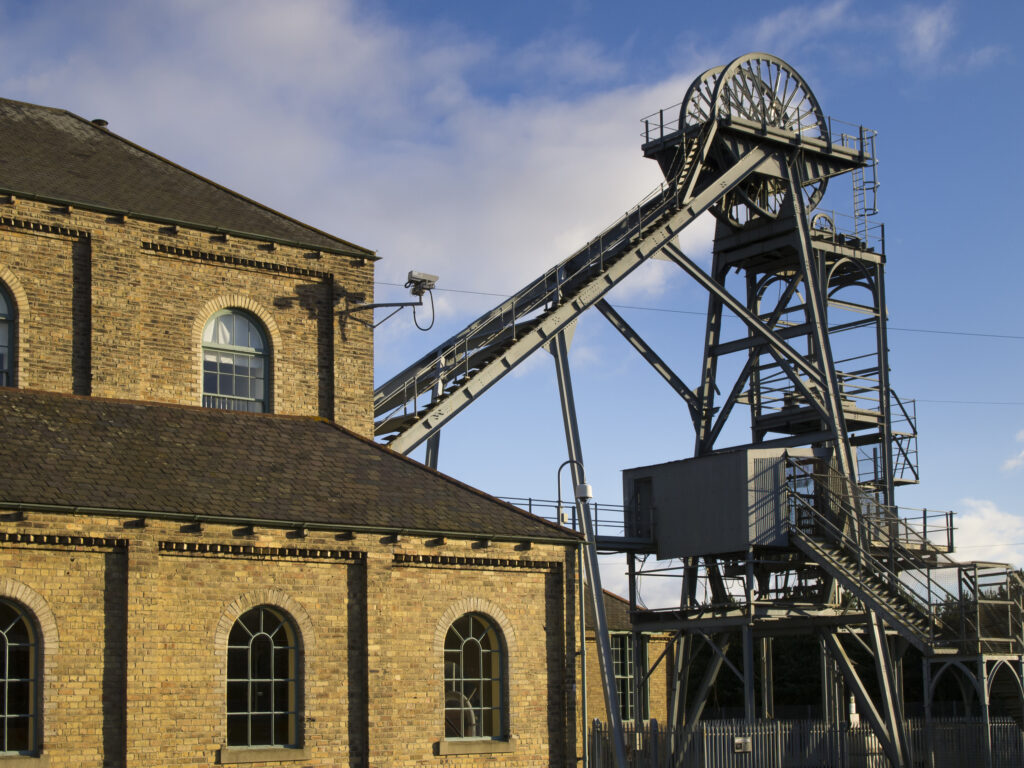 England, Northumberland, Woodhorn Colliery Museum.