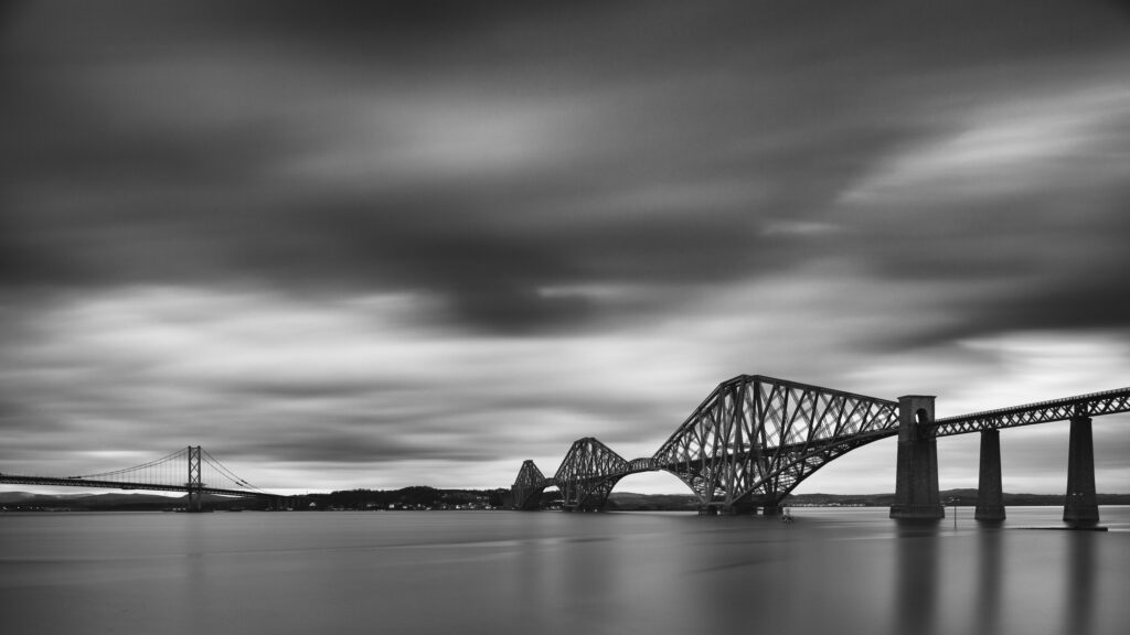 Scotland, Edinburgh, Forth Bridge.