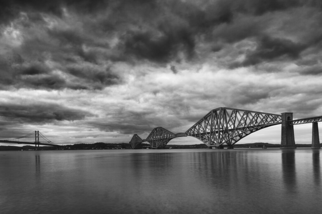 Scotland, Edinburgh, Forth Bridge.