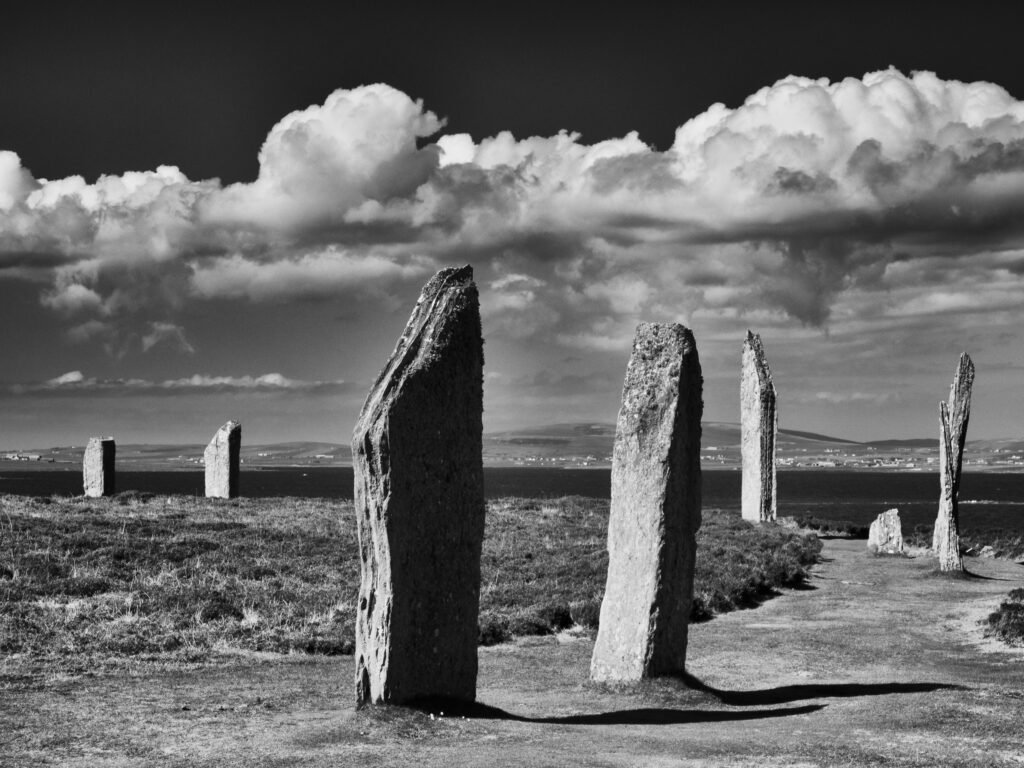 Scotland, Orkney Islands, The Ring of Brodgar.