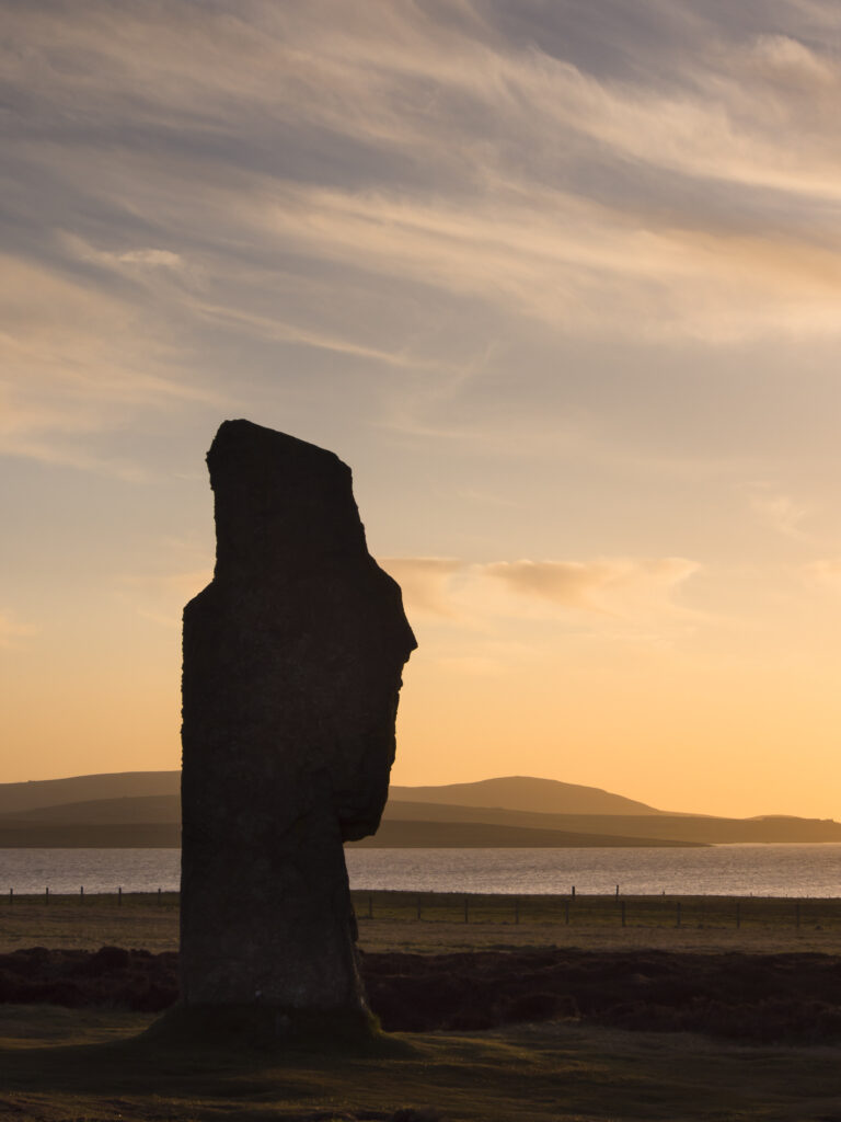 Scotland, Orkney Islands, The Ring of Brodgar.