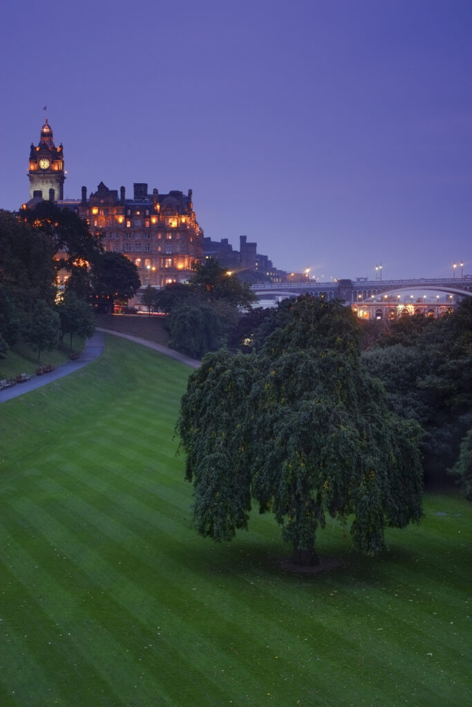 Scotland, Edinburgh, Princes Street Gardens.