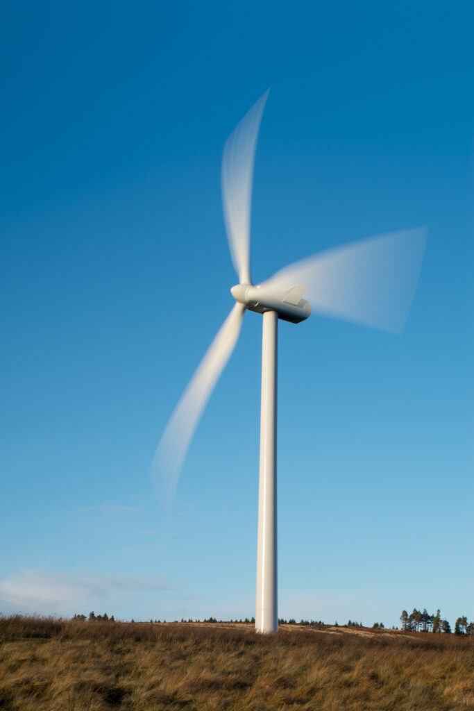 England, Northumberland, Green Rigg Wind Farm.