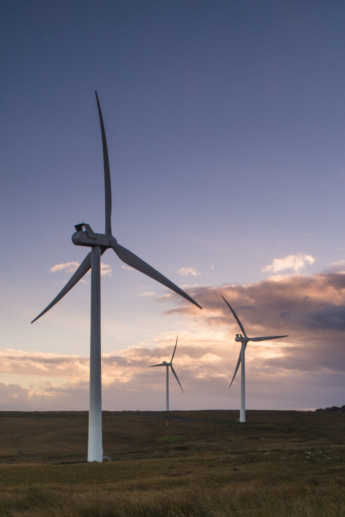 England, Northumberland, Green Rigg Wind Farm.