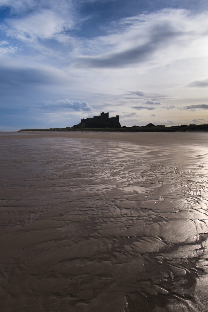 England, Northumberland, Bamburgh Castle.