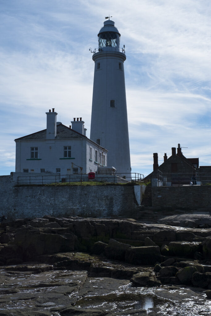 England, Tyne & Wear, St Marys Island & Lighthouse.