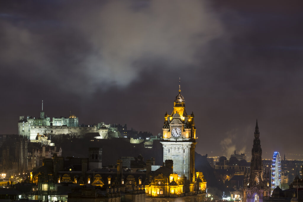 Scotland, Edinburgh, Edinburgh Skyline.
