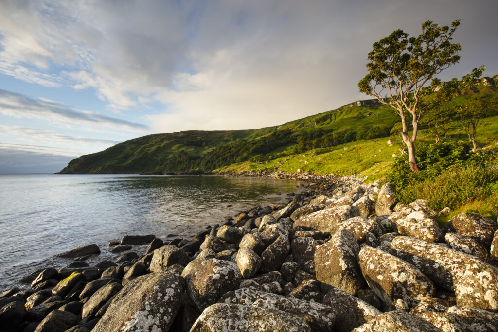 Northern Ireland, Country Antrim, Murlough Bay.
