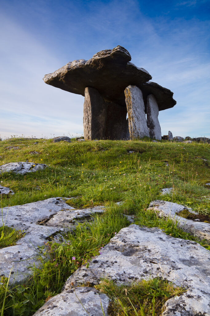 Republic of Ireland, County Clare, Poulnabrone Dolmen.