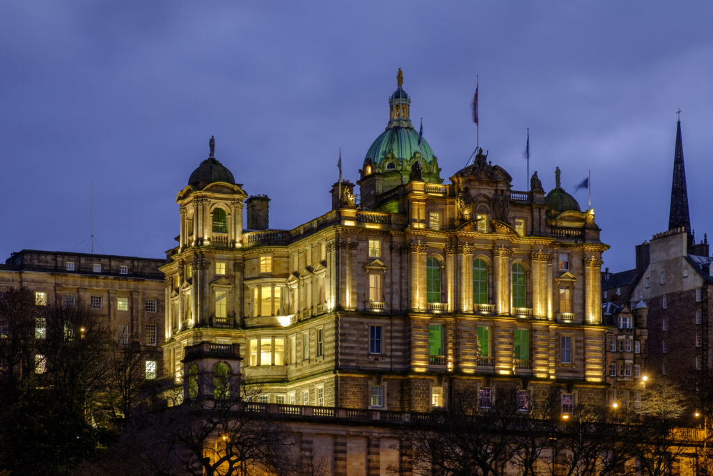 Scotland, Edinburgh, Bank of Scotland.