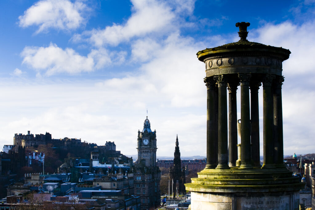 Scotland, Edinburgh, Calton Hill.