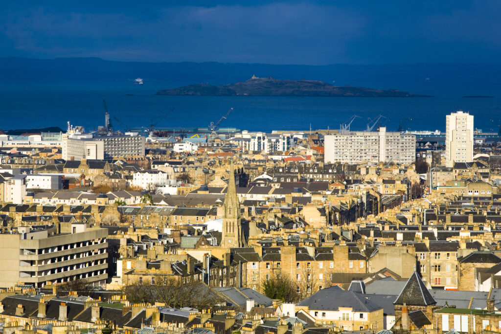 Scotland, Edinburgh, Calton Hill.