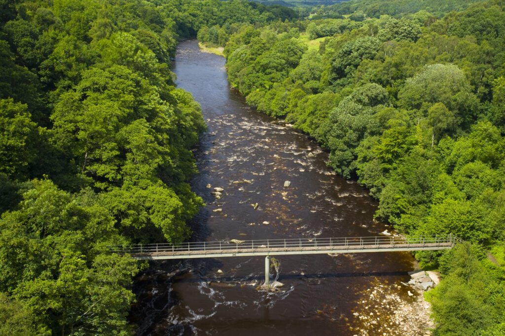 England, Northumberland, Lambley Viaduct.