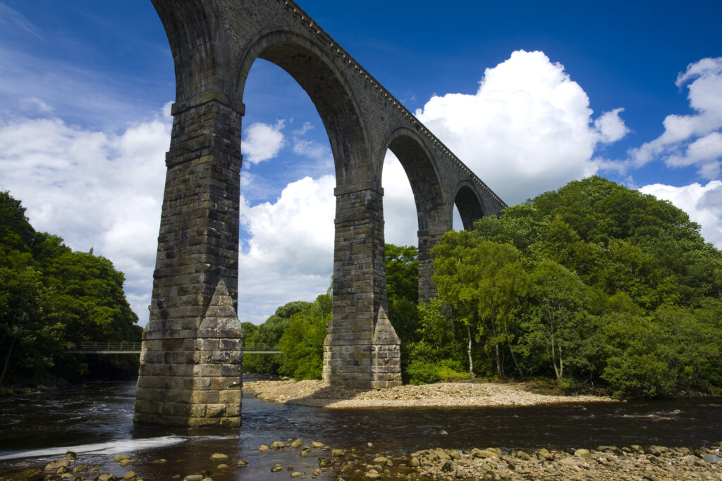 England, Northumberland, Lambley Viaduct.