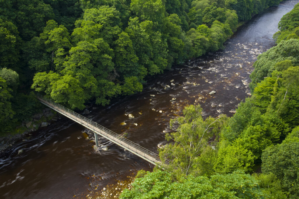 England, Northumberland, Lambley Viaduct.