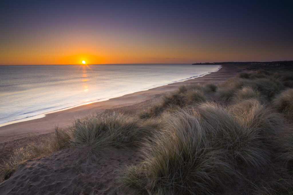 England, Northumberland, Blyth Beach.