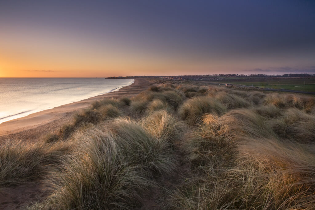 England, Northumberland, Blyth Beach.