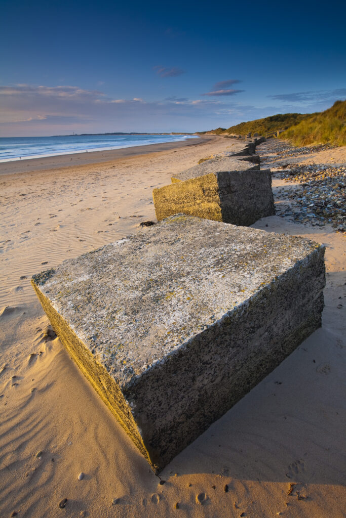 England, Northumberland, Druridge Bay.