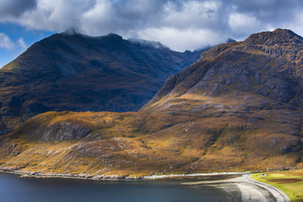 Scotland, Isle of Skye, Loch Scavaig.