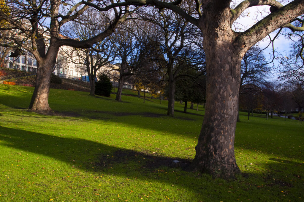 Scotland, Edinburgh, Princes Streeet Gardens.