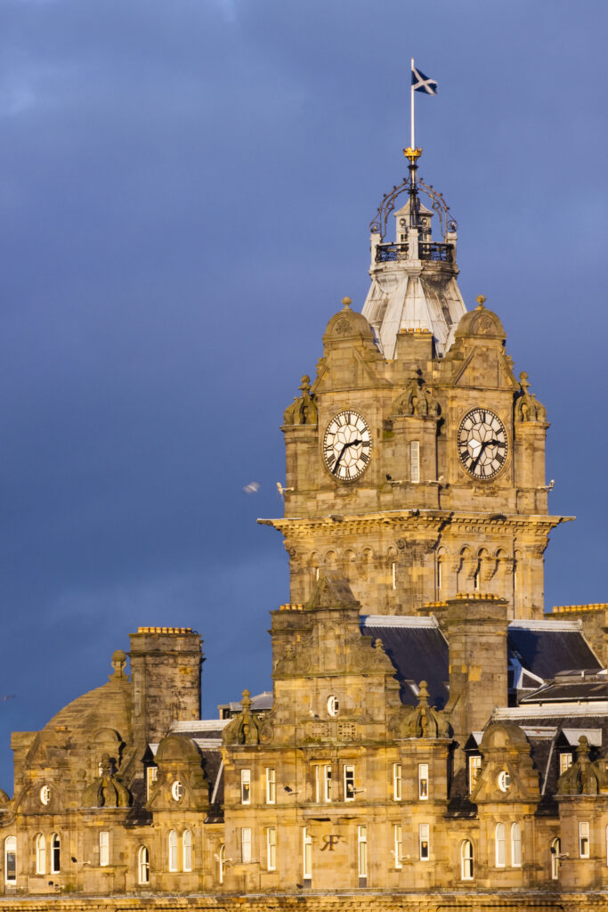 Scotland, Edinburgh, Balmoral Hotel.