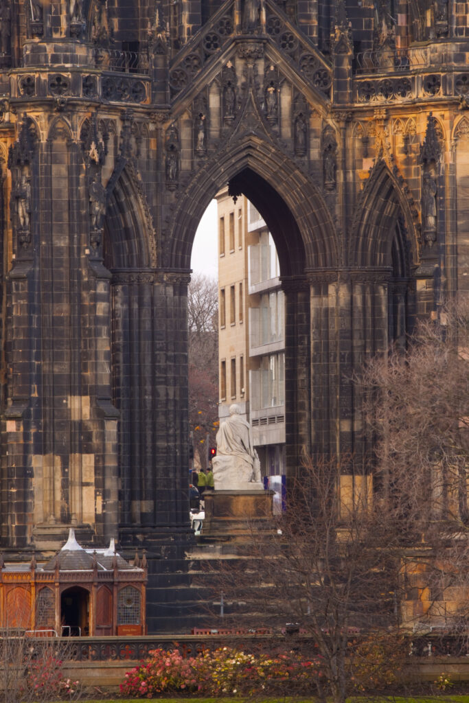 Scotland, Edinburgh, Princes Streeet.