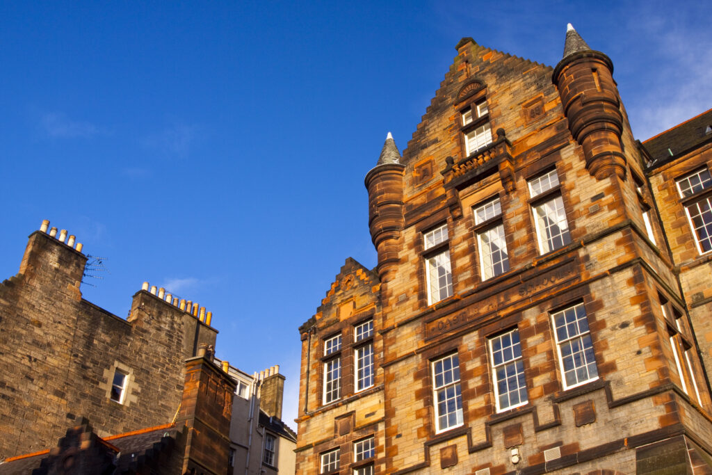 Scotland, Edinburgh, Castle Hill.