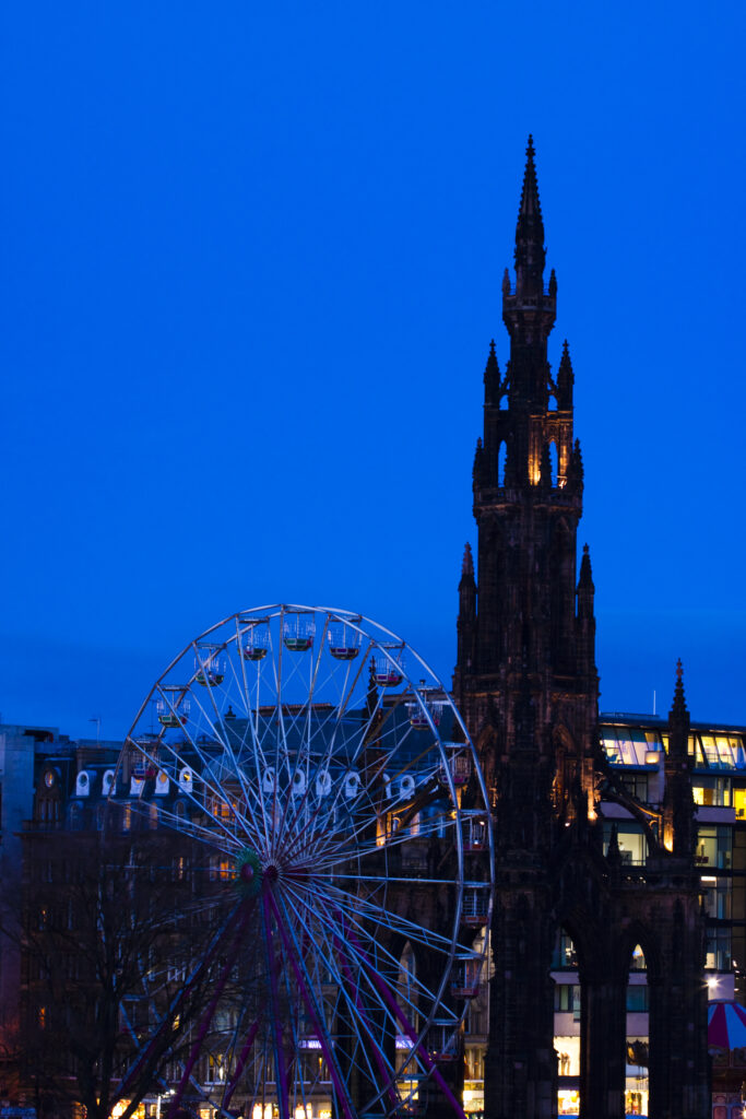 Scotland, Edinburgh, Princes Street.