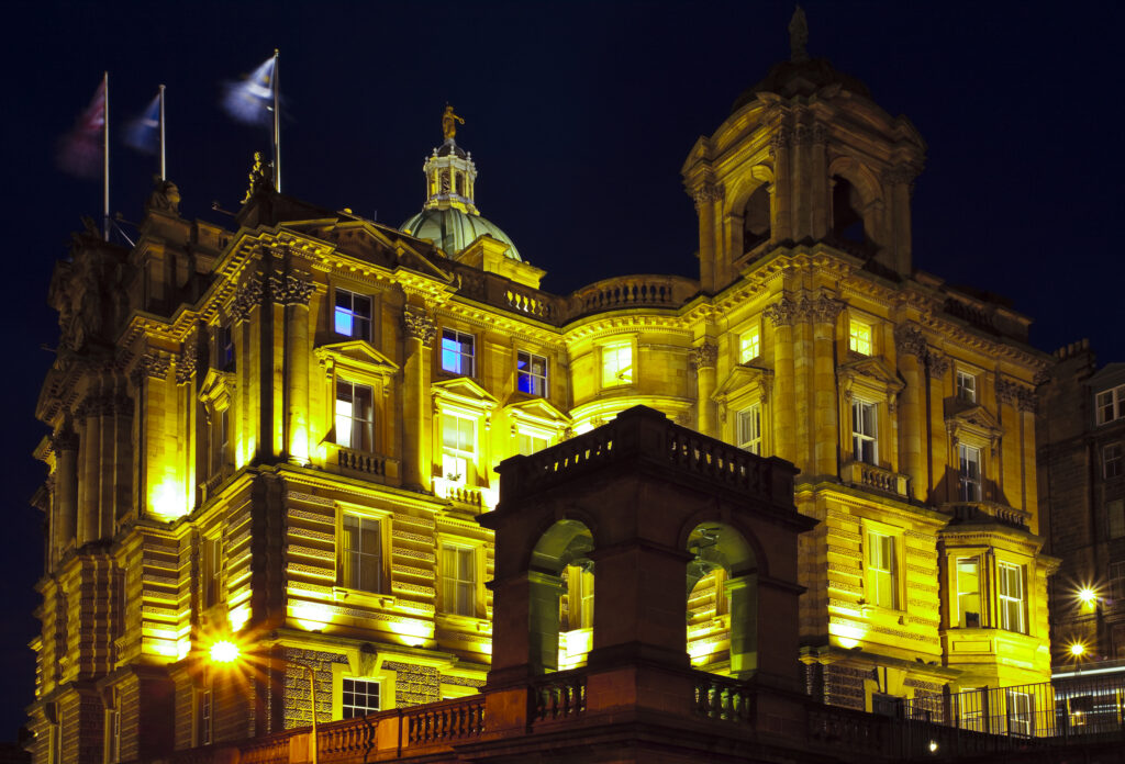 Scotland, Edinburgh, Bank of Scotland.