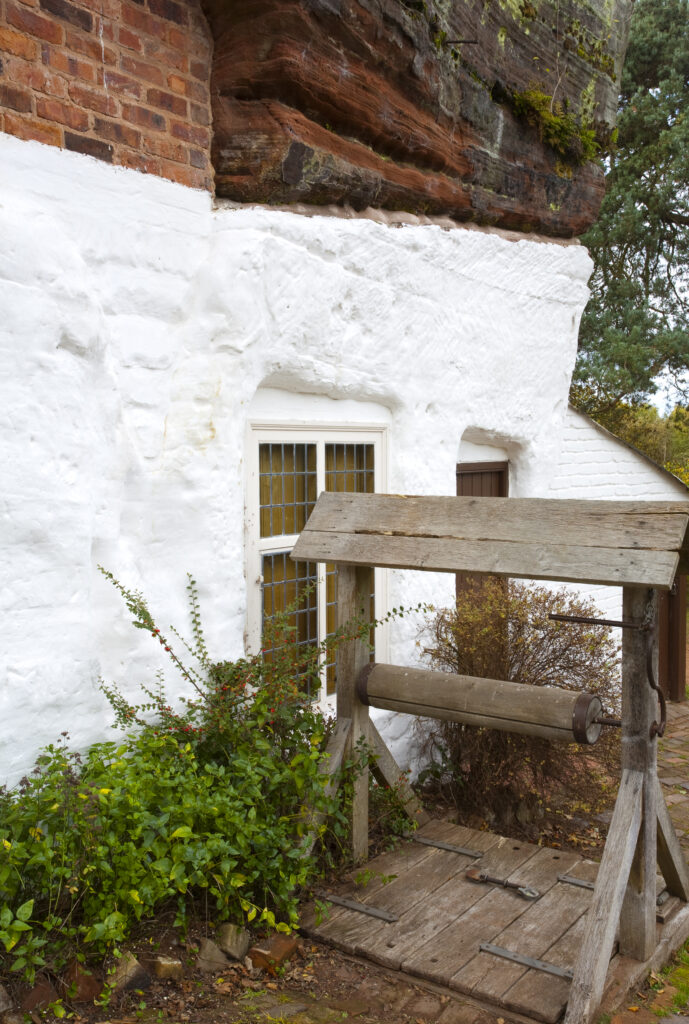 England, Staffordshire, Holy Austin Rock Houses.