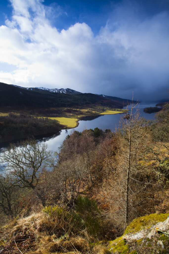 Scotland, Scottish Highlands, Loch Tummel.