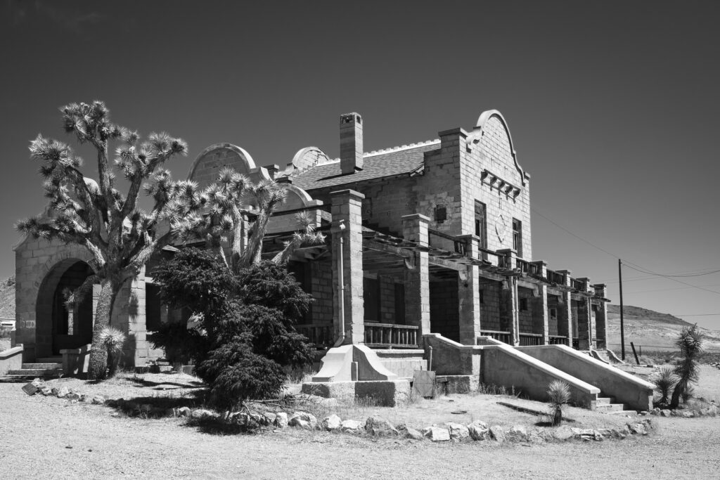 United States of America, Nevada, Rhyolite Ghost Town.