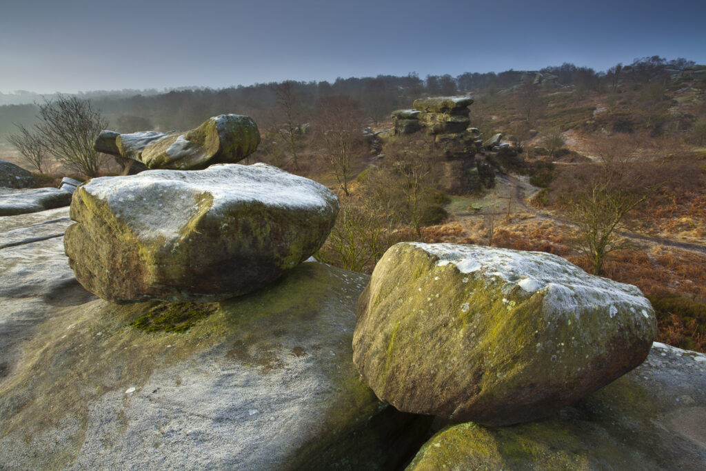 England, North Yorkshire, Brimham Rocks.