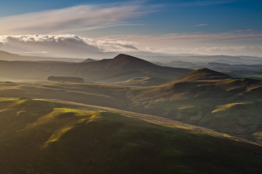 Scotland, Scottish Borders, Dere Street Roman Road.