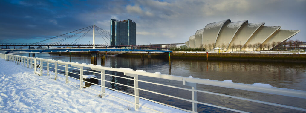 Scotland, Glasgow, Pacific Quay.