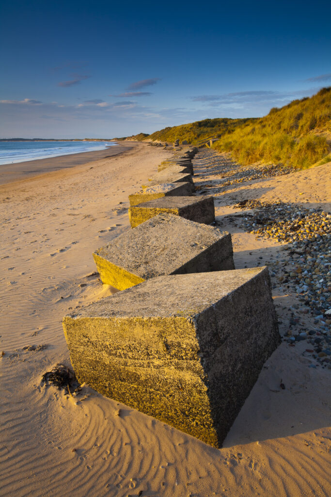 England, Northumberland, Druridge Bay.