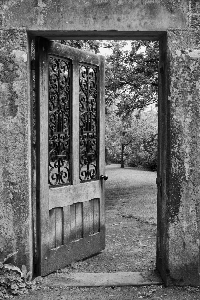 England, Northumberland, Wallington Hall Walled Garden.