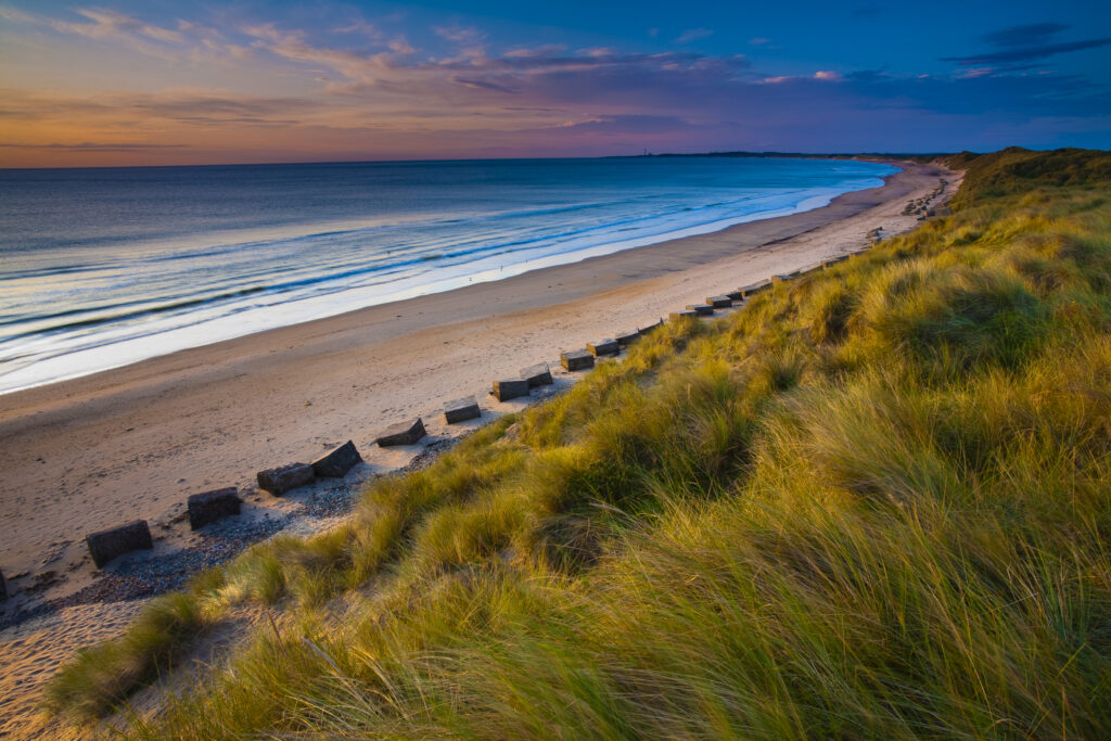 England, Northumberland, Druridge Bay.