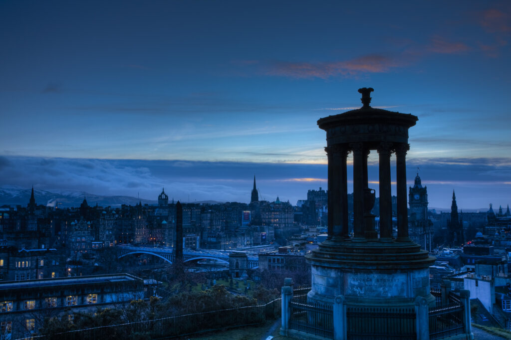 Scotland, Edinburgh, Calton Hill.