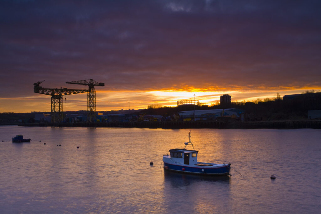 England, Tyne and Wear, Hebburn Riverside Park.