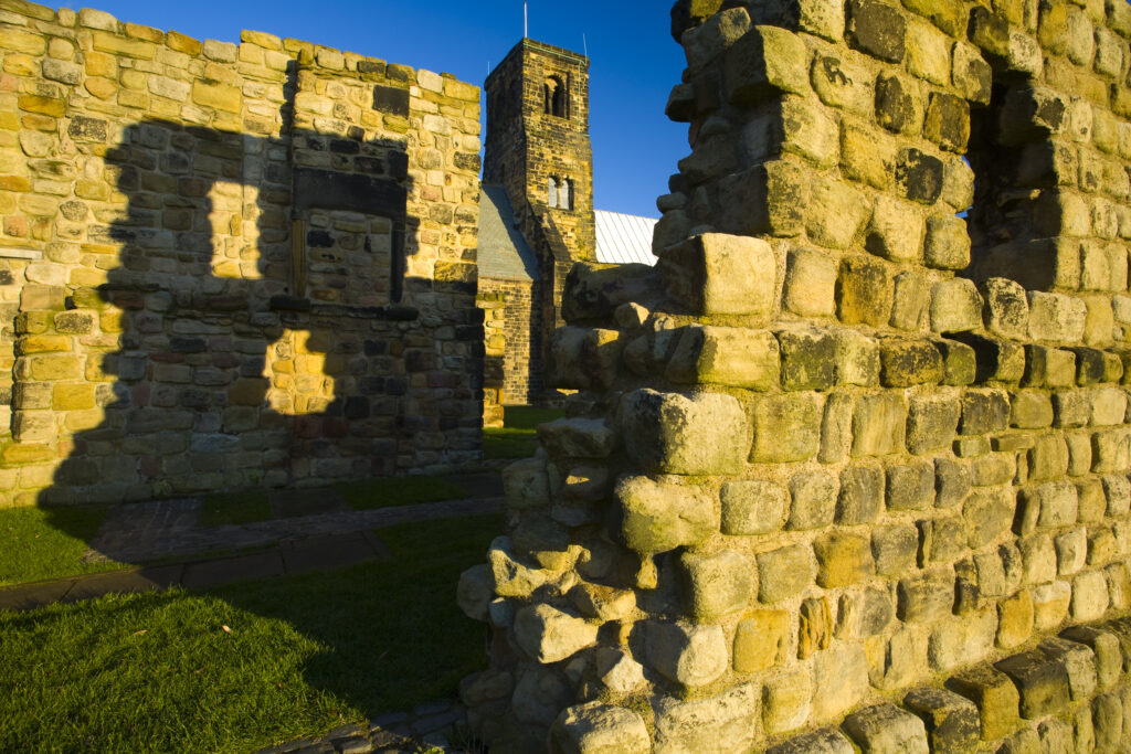 England, Tyne and Wear, St Pauls Monastery and church in Jarrow.