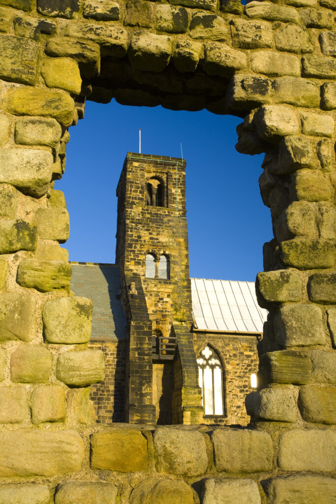 England, Tyne and Wear, St Pauls Monastery and church in Jarrow.