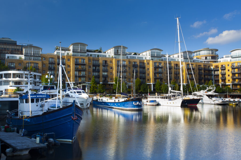 England, Greater London, St Katharine Docks.